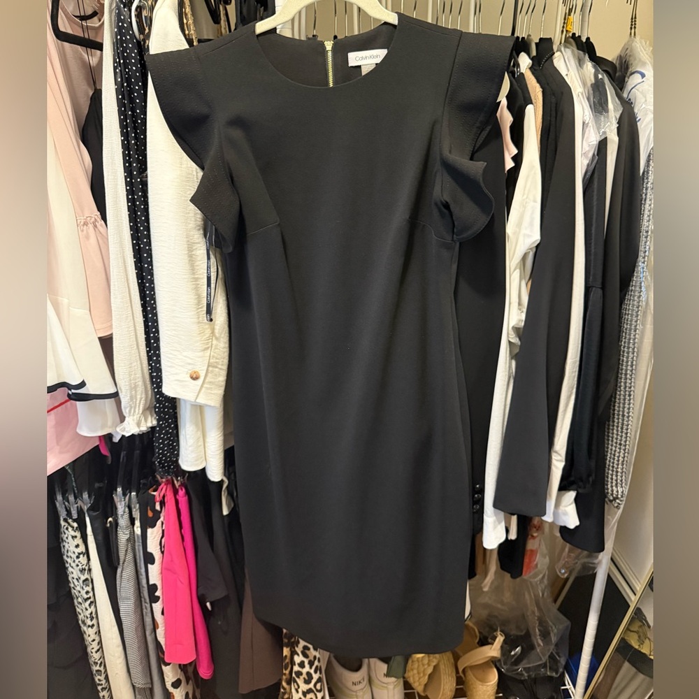 Calvin Klein Black Mini Dress